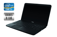 Ноутбук Toshiba Satellite C850 / 15.6" (1366x768) TN / Intel Core i5-3210M (2 (4) ядра по 2.5 - 3.1 GHz) / 8 GB DDR3 / 256 GB SSD / Intel HD Graphics 4000 / WebCam / DVD-RW