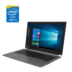 Ноутбук Toshiba Tecra Z50-C / 15.6" (1920x1080) IPS / Intel Core i5-6200U (2 (4) ядра по 2.3 - 2.8 GHz) / 8 GB DDR3 / 128 GB SSD M.2 / Intel HD Graphics 520 / WebCam 