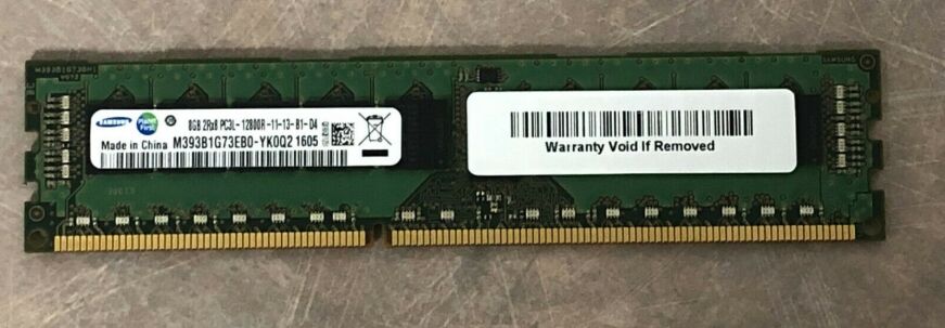 Серверна оперативна пам'ять Samsung 8GB 2Rx8 DDR3 ECC 1600Mhz