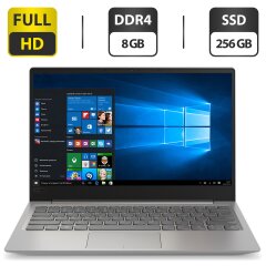 Ультрабук Б-клас Lenovo IdeaPad 320S-13IKB / 13.3" (1920x1080) IPS / Intel Core i5-8250U (4 (8) ядра по 1.6 - 3.4 GHz) / 8 GB DDR4 / 256 GB SSD / Intel UHD Graphics 620 / WebCam / HDMI