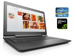 Игровой ноутбук Lenovo IdeaPad 700-15ISK / 15.6" (1920x1080) IPS / Intel Core i5-6300HQ (4 ядра по 2.3 - 3.2 GHz) / 8 GB DDR4 / 256 GB SSD + 1000 GB HDD / nVidia GeForce GTX 950M, 4 GB DDR3, 128-bit / WebCam / Win 10 Home