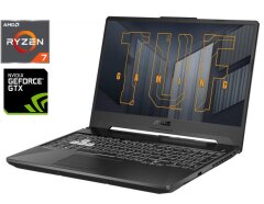 Игровой ноутбук Asus TUF Gaming FA506IU / 15.6" (1920x1080) IPS / AMD Ryzen 7 4800H (8 (16) ядер по 2.9 - 4.2 GHz) / 16 GB DDR4 / 512 GB SSD / nVidia GeForce GTX 1660 Ti, 6 GB GDDR6, 192-bit / WebCam / Win 10 Home
