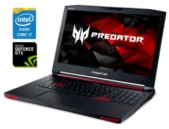 Игровой ноутбук Б-класс Acer Predator G9-791 / 17.3" (1920x1080) IPS / Intel Core i7-6700HQ (4 (8) ядра по 2.6 - 3.5 GHz) / 16 GB DDR4 / 512 GB SSD / nVidia GeForce GTX 970M, 3 GB GDDR5, 192-bit / WebCam
