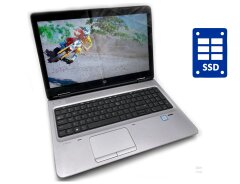 Ноутбук HP ProBook 650 G2 / 15.6" (1366x768) TN / Intel Core i3-6100U (2 (4) ядра по 2.3 GHz) / 8 GB DDR4 / 240 GB SSD / Intel HD Graphics 520 / WebCam / DVD-ROM / Win 10 Pro