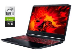 Игровой ноутбук Acer Nitro 5 AN515-55 / 15.6" (1920x1080) IPS / Intel Core i5-10300H (4 (8) ядра по 2.5 - 4.5 GHz) / 16 GB DDR4 / 512 GB SSD M.2 / nVidia GeForce RTX 3060, 6 GB GDDR6, 192-bit / WebCam
