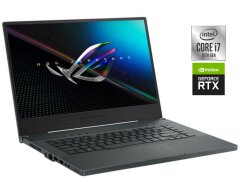 Ігровий ноутбук Asus ROG Zephyrus M15 GU502LW / 15.6" (1920x1080) IPS / Intel Core i7-10750H (6 (12) ядер по 2.6 - 5.0 GHz) / 16 GB DDR4 / 1000 GB SSD / nVidia GeForce RTX 2070 Max-Q, 8 GB GDDR6, 256-bit / WebCam