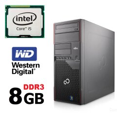 Fujitsu p710 / Intel Core i5-2400 (4 ядра по 3.1-3.4GHz) / 8 GB DDR3 / 500GB HDD WD