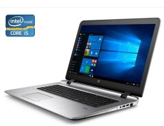 Игровой ноутбук HP ProBook 470 G3 / 17.3" (1600x900) TN / Intel Core i5-5200U (2 (4) ядра по 2.2 - 2.7 GHz) / 16 GB DDR4 / 240 GB SSD / AMD Radeon R5 M255, 1 GB DDR3, 64-bit / WebCam