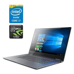 Игровой ноутбук-трансформер Lenovo Yoga 720-15IKB / 15.6" (3840x2160) IPS Touch / Intel Core i7-7700HQ (4 (8) ядра по 2.8 - 3.8 GHz) / 16 GB DDR4 / 240 GB SSD / nVidia GeForce GTX 1050, 2 GB GDDR5, 128-bit / WebCam 