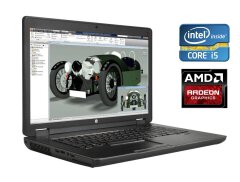 Мобильная рабочая станция HP ZBook 17 G2 / 17.3" (1920x1080) TN / Intel Core i7-4710MQ (4 (8) ядра по 2.5 - 3.5 GHz) / 16 GB DDR3 / 240 GB SSD / nVidia Quadro K2200M, 2 GB GDDR5, 128-bit / WebCam / DVD-RW / Win 10 Pro