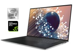 Игровой ноутбук Б-класс Dell XPS 17 9700 / 17" (1920x1200) IPS / Intel Core i7-10750H (6 (12) ядер по 2.6 - 5.0 GHz) / 16 GB DDR4 / 512 GB SSD NVMe / nVidia GeForce GTX 1650 Ti, 4 GB GDDR6, 128-bit / WebCam