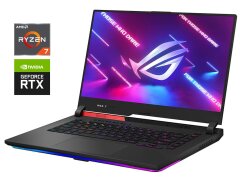Ігровий ноутбук Б-клас Asus Rog Strix G513QR / 15.6" (1920x1080) IPS / AMD Ryzen 7 5800H (8 (16) ядер по 3.2 - 4.4 GHz) / 16 GB DDR4 / 1000 GB SSD NVMe / nVidia GeForce RTX 3070, 8 GB GDDR6, 256-bit 