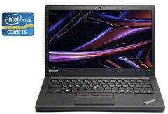 Ультрабук Б-класс Lenovo Thinkpad T450s / 14" (1920x1080) IPS Touch / Intel Core i5-5300U (2 (4) ядра по 2.3 - 2.9 GHz) / 12 GB DDR3 / 480 GB SSD / Intel HD Graphics 5500 / WebCam