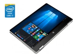 Ультрабук-трансформер Б-класс HP Pavilion x360 14-dh2034nr / 14" (1920x1080) IPS Touch / Intel Core i7-1065G7 (4 (8) ядра по 1.3 - 3.9 GHz) / 16 GB DDR4 / 240 GB SSD / Intel Iris Plus Graphics / WebCam / Win 10 Home