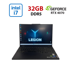 Игровой ноутбук Lenovo Legion Pro 5 16IRX8 / 16" (2560x1600) IPS / Intel Core i7-13700HX (16 (24) ядра по 3.7 - 5.0 GHz) / 32 GB DDR5 / 512 GB SSD / nVidia GeForce RTX 4070, 8 GB GDDR6, 128-bit / WebCam