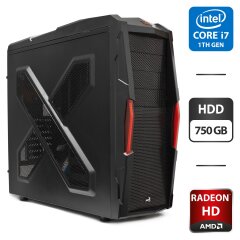 Компьютер AeroCool Strike-X Coupe Tower / Intel Core i7-920 (4 (8) ядра по 2.66 - 2.93 GHz) / 12 GB DDR3 / 750 GB HDD / AMD Radeon HD 6790, 1 GB GDDR5, 256-bit / 750W / DVD-ROM