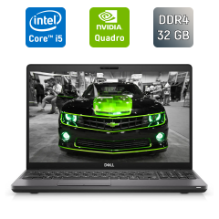 Мобильная рабочая станция Dell Precision 3541 / 15.6" (1920x1080) IPS / Intel Core i5-9400H (4 (8) ядра по 2.5 - 4.3 GHz) / 32 GB DDR4 / 512 GB SSD / nVidia Quadro P620, 4 GB GDDR5, 128-bit / WebCam / Windows 10