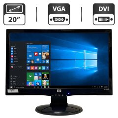 Монитор Б-клаcc HP S2031a / 20" (1600x900) TN / VGA, DVI / Встроенные колонки 2x 2W + Кабель питания