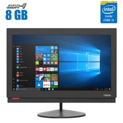 Моноблок Lenovo ThinkCentre M800z / 22" (1920x1080) IPS / Intel Core i5-6400 (4 ядра по 2.7 - 3.3 GHz) / 8 GB DDR4 / 128 GB SSD / Intel HD Graphics 530 / WebCam / Встроенные колонки 2x 2W