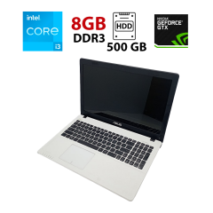 Ноутбук Asus X550C / 15.6" (1366x768) TN / Intel Core i3-3217U (2 (4) ядра по 1.8 GHz) / 8 GB DDR3 / 500 GB HDD / nVidia GeForce GT 720M, 2 GB GDDR3, 64-bit / WebCam / HDMI