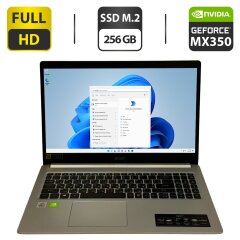 Ноутбук Б-класс Acer Aspire 5 A515-55G / 15.6" (1920x1080) IPS / Intel Core i5-1035G1 (4 (8) ядра по 1.0 - 3.6 GHz) / 20 GB DDR4 / 256 GB SSD M.2 / nVidia GeForce MX350, 2 GB GDDR5, 64-bit / WebCam