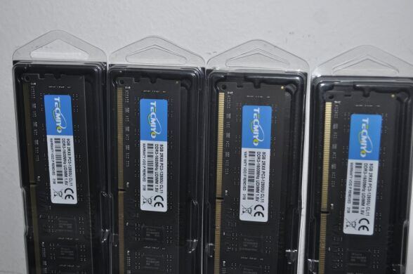Новая оперативная память для ПК Tecmiyo / 8 GB / 2Rx8 / DDR3 / 1600 MHz