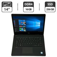 Ультрабук Dell Latitude 3480 / 14" (1366x768) TN / Intel Core i5-6200U (2 (4) ядра по 2.3 - 2.8 GHz) / 16 GB DDR4 / 256 GB SSD / Intel HD Graphics 520 / WebCam / Windows 10 Pro
