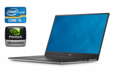 Мобильная рабочая станция Dell Precision 5510 / 15.6" (1920x1080) IPS / Intel Core i5-6300U (2 (4) ядра по 2.4 - 3.0 GHz) / 8 GB DDR4 / 256 GB SSD / nVidia Quadro M1000M, 2 GB DDR3, 128-bit / WebCam