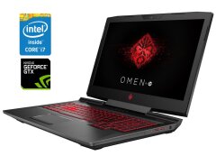 Игровой ноутбук Б-класс HP Omen 17t-an100 / 17.3" (1920x1080) IPS / Intel Core i7-8750H (6 (12) ядер по 2.2 - 4.1 GHz) / 16 GB DDR4 / 1000 GB SSD / nVidia GeForce GTX 1070, 8 GB GDDR5, 256-bit / WebCam