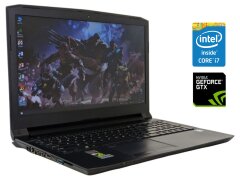 Игровой ноутбук Б-класс Sager N855HJ / 15.6" (1920x1080) IPS / Intel Core i7-7700HQ (4 (8) ядра по 2.8 - 3.8 GHz) / 16 GB DDR4 / 500 GB SSD / nVidia GeForce GTX 1050, 2 GB GDDR5, 128-bit / WebCam