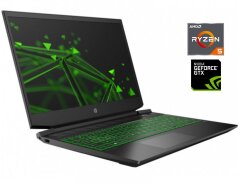 Игровой ноутбук Б-класс HP Pavilion 15-ec1010nr / 15.6" (1920x1080) IPS / AMD Ryzen 5 4600H (6 (12) ядер по 3.0 - 4.0 GHz) / 8 GB DDR4 / 512 GB SSD / nVidia GeForce GTX 1650, 4 GB GDDR6, 128-bit / WebCam