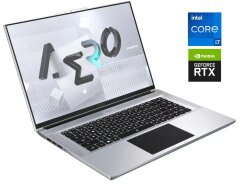 Игровой ноутбук Б-класс Gigabyte Aero 16 XE5 / 16" (3840x2400) OLED / Intel Core i7-12700H (14 (20) ядер по 3.5 - 4.7 GHz) / 16 GB DDR5 / 1000 GB SSD / nVidia GeForce RTX 3070 Ti, 8 GB GDDR6, 256-bit / WebCam