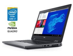 Мобильная рабочая станция Б-класс Dell Precision 7730 / 17.3" (1920x1080) IPS / Intel Core i7-8850H (6 (12) ядра по 2.6 - 4.3 GHz) / 32 GB DDR4 / 512 GB SSD NVMe / nVidia Quadro P4200, 8 GB GDDR5, 256-bit / WebCam