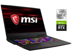 Игровой ноутбук MSI GE75 Raider 10SE / 17.3" (1920x1080) IPS / Intel Core i7-10750H (6 (12) ядер по 2.6 - 5.0 GHz) / 16 GB DDR4 / 128 GB SSD M.2 + 1000 GB HDD / nVidia GeForce RTX 2060, 6 GB GDDR6, 192-bit / WebCam