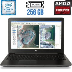 Мобильная рабочая станция Б-класс HP ZBook 15 G3 / 15.6" (1920x1080) IPS / Intel Core i7-6700HQ (4 (8) ядра по 2.6 - 3.5 GHz) / 16 GB DDR4 / 256 GB SSD M.2 / AMD FirePro W5170M, 2 GB GDDR5, 128-bit / WebCam / HDMI