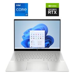 Игровой ноутбук Б-класс HP Envy 16-h0020ca / 16" (3840x2400) IPS Touch / Intel Core i7-12700H (14 (20) ядер по 3.5 - 4.7 GHz) / 32 GB DDR5 / 1000 GB SSD NVMe / nVidia GeForce RTX 3060, 6 GB GDDR6, 192-bit / WebCam
