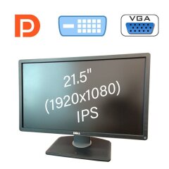 Монитор Б-класс Dell P2214Hb / 21.5" (1920x1080) IPS / VGA, DisplayPort, DVI, USB 2.0 / VESA 100x100