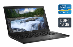 Ультрабук Б-клас Dell Latitude 7490 / 14" (1920x1080) IPS / Intel Core i5-8350U (4 (8) ядра по 1.7 - 3.6 GHz) / 16 GB DDR4 / 256 GB SSD / Intel UHD Graphics 620 / WebCam / TouchID