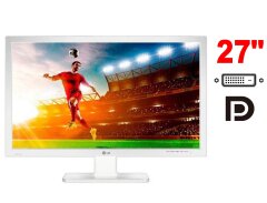 Монитор LG 27MB65PY-B / 27" (1920x1080) IPS / 1x DP, 1x VGA, 1x DVI, 1x USB Type-B, 2x USB 2.0, 2x Audio / 2х 1W / VESA100x100 / Pivot / Кабель питания в комплекте