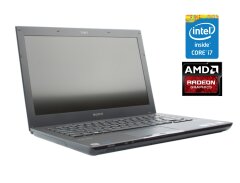Ноутбук Б-класс Sony Vaio VPC-SB1A9E / 13.3" (1366x768) TN / Intel Core i7-2620M (2 (4) ядра по 2.7 - 3.4 GHz) / 8 GB DDR3 / 128 GB SSD / AMD Radeon HD 6630M, 1 GB GDDR3, 128-bit / WebCam / DVD-ROM / Win 10 Pro