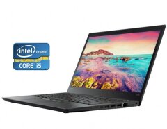 Ноутбук Lenovo ThinkPad T470 / 14" (1920x1080) IPS / Intel Core i5-6300U (2 (4) ядра по 2.4 - 3.0 GHz) / 16 GB DDR4 / 256 GB SSD / Intel HD Graphics 520 / WebCam 