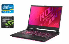 Ігровий ноутбук Б-клас Asus Rog Strix G531G / 15.6" (1920x1080) IPS / Intel Core i7-9750H (6 (12) ядер по 2.6 - 4.5 GHz) / 16 GB DDR4 / 512 GB SSD / nVidia GeForce GTX 1650, 4 GB GDDR6, 128-bit / WebCam / Windows 10