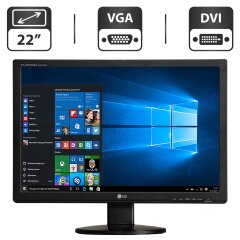 Монитор Б-класс LG Flatron W2242TE-DF / 22" (1680x1050) TN / VGA, DVI / VESA 100x100