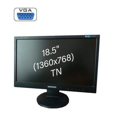 Монитор Б-класс Samsung 943SN / 18.5" (1366x768) TN / VGA Монитор Б-класс Samsung 943SN / 18.5" (1366x768) TN / VGA