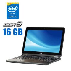 Нетбук Dell Latitude E7240 / 12.5" (1366x768) TN / Intel Core i5-4300U (2 (4) ядра по 1.9 - 2.9 GHz) / 16 GB DDR3 / 180 GB SSD / Intel HD Graphics 4400 / WebCam