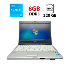 Ноутбук Fujitsu LifeBook S760 / 13" (1366x768) TN / Intel Core i3-370M (2 (4) ядра по 2.4 GHz) / 8 GB DDR3 / 320 GB HDD / Intel HD Graphics / WebCam
