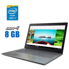 Ноутбук Lenovo IdeaPad 320-15IKB / 15.6" (1920x1080) TN / Intel Core i7-7500U (2 (4) ядра по 2.7 - 3.5 GHz) / 8 GB DDR4 / 256 GB SSD / Intel HD Graphics 620 / WebCam