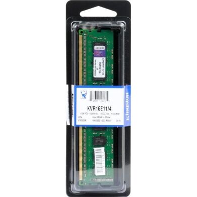 Серверная оперативная память Kingston 4GB DDR3 ECC Unbuffered 1600Mhz