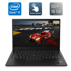 Ультрабук Lenovo ThinkPad X1 Carbon Gen8 / 14" (1920x1080) IPS Touch / Intel Core i7-10610U (4 (8) ядра по 1.8 - 4.9 GHz) / 16 GB DDR4 / 512 GB SSD / Intel UHD Graphics / WebCam / TouchID / Windows 10