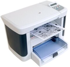 МФУ HP LaserJet M1120 / Лазерная монохромная печать / 600 x 600 dpi / A4 / 19 стр/мин / USB 2.0, Ethernet